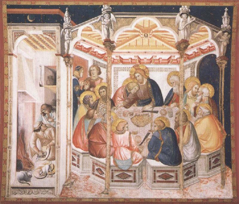 Pietro Lorenzetti Last Supper oil painting picture